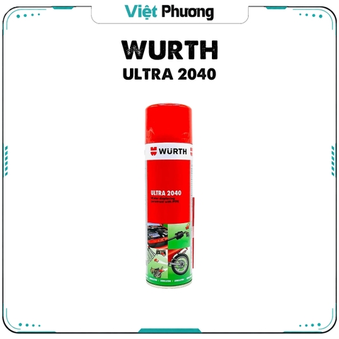 Dung Dịch Bảo Dưỡng Đa Năng Wurth Ultra 2040 With PTFE 500ml Bôi Trơn, Phá Gỉ, Chống Gỉ Sét