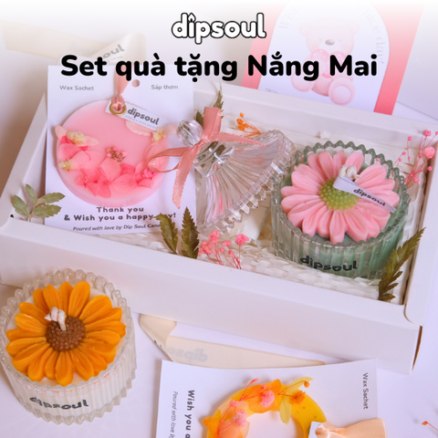 Set quà tặng nến thơm Nắng Mai