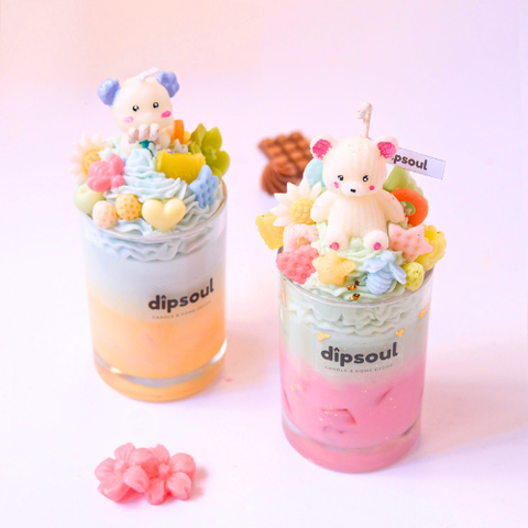 Nến thơm Ly Milkshake bắt kem