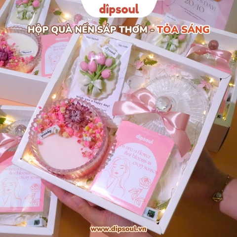 Set quà tặng nến Tỏa Sáng