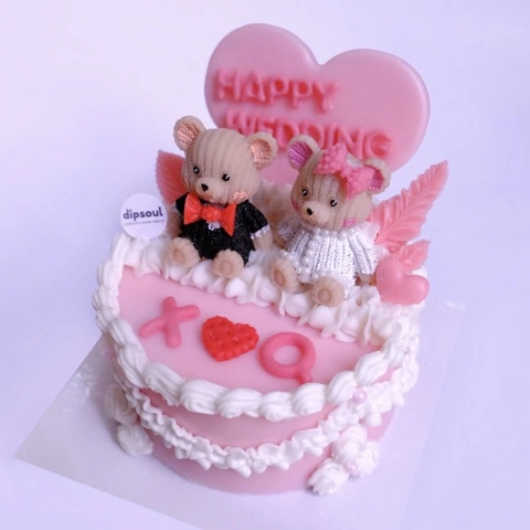 Nến thơm bánh kem Wedding