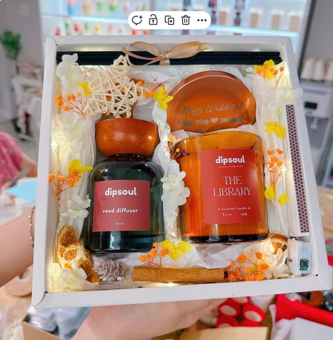 Set quà tặng khuếch tán Nến Bright