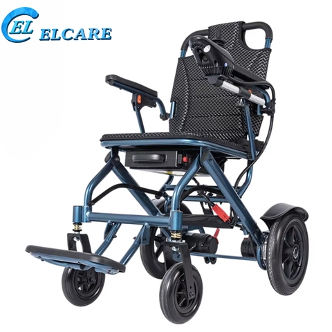 Xe Lăn Điện Siêu Nhẹ 18kg, Gấp Gọn, An Toàn, Đi Máy Bay