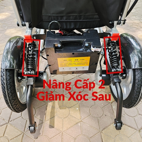 Xe Lăn Điện Hongye W510 – Phiên Bản Đời Mới, Thẻ Thao, Bền Khoẻ Và Có Điều Khiển Từ Xa