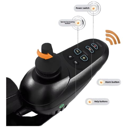 Xe Lăn Điện Siêu Nhẹ 18kg, Gấp Gọn, An Toàn, Đi Máy Bay