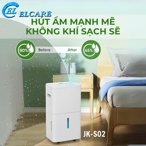 Máy Hút Ẩm Không Khí Oromi JK-S02 - Máy Hút Ẩm Công Suất 40L New