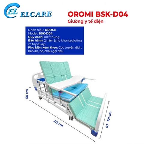Giường Y Tế Điện Đa Chức Năng BSK-D04 New