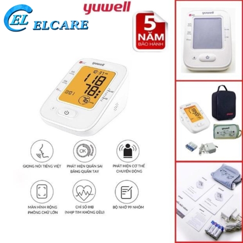 Máy Đo Huyết Áp Yuwell 620B - Có Giọng Nói Tiếng Việt