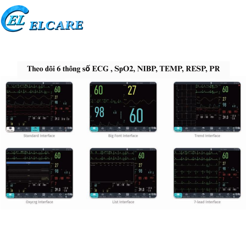 Máy Monitor Theo Dõi Bệnh Nhân JPD-800B – Đa Thông Số, Chính Xác, Dễ Sử Dụng