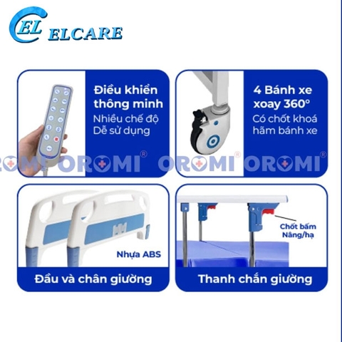 Oromi ZL-FH-Q02 - Giường Y Tế Điện Có Bô New
