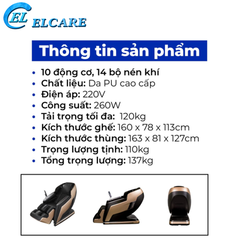 Ghế massage 3D Công Nghệ Cao ORM-K21