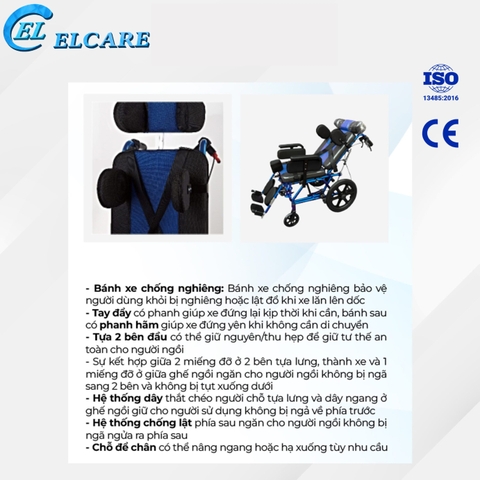 Xe Lăn Cho Trẻ Bại Não ORM-DY01958