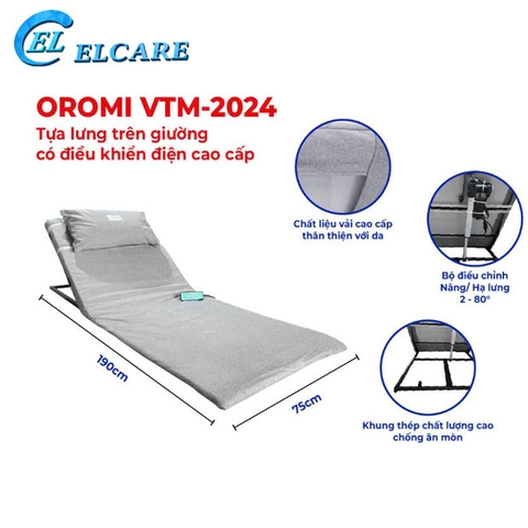 Oromi VTM-2024 Giường Nâng Hạ Tựa Lưng  Điều Khiển Điện Cao Cấp