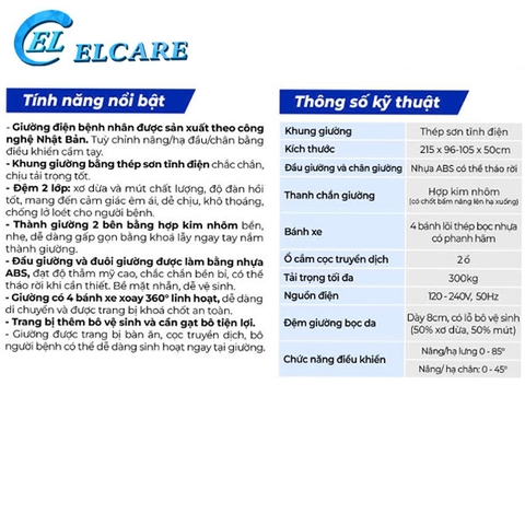 Giường Bệnh Nhân Đa Năng 4 Tay Quay - XSJ-IV New