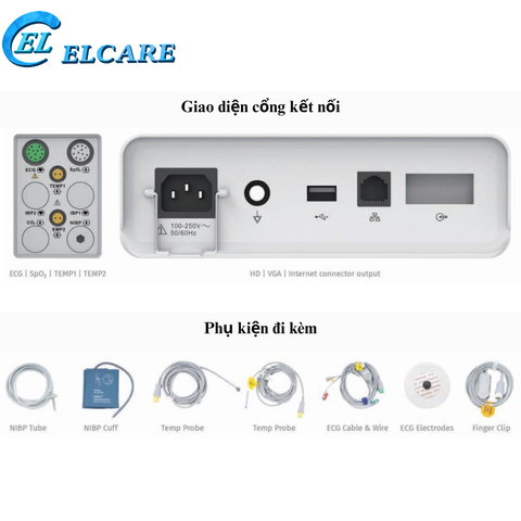 Máy Monitor Theo Dõi Bệnh Nhân JPD-800B – Đa Thông Số, Chính Xác, Dễ Sử Dụng