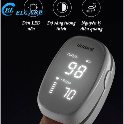 Máy Đo Nồng Độ Oxy Máu Kẹp Ngón Tay Yuwell YX102