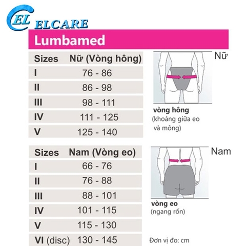 Đai Lưng Chữa Bệnh Cột Sống, Thoát Vị Đĩa Đệm Lumbamed Basic