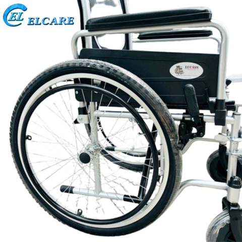 Xe Lăn Bánh Hơi Bệ Tỳ Tay Nâng Hạ Lucass X64L