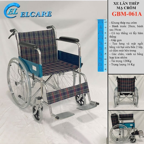 XE LĂN KHUNG THÉP GBM-061A