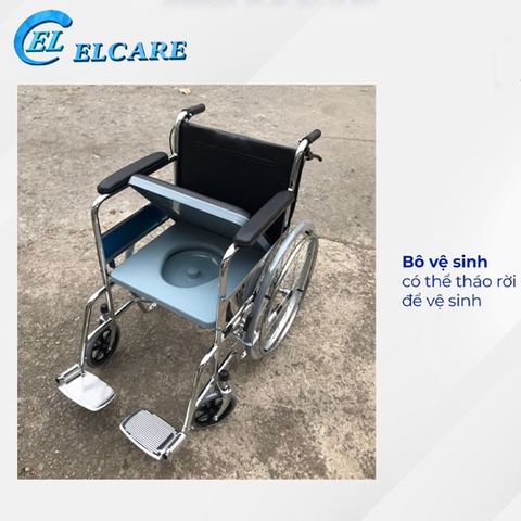 Xe Lăn Bô 2 Lớp Ghế, Có Phanh Tay-XL-365