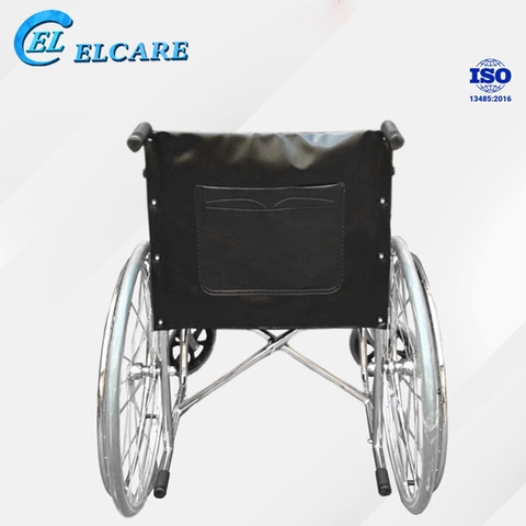 OROMI DY01809 - Xe Lăn Ghế Da, Không Phanh