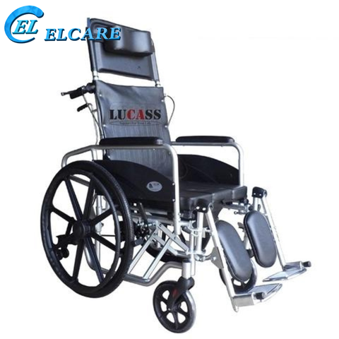 Xe Lăn Hợp Kim Nhôm Cao Cấp Lucass X72 Ngà Nằm Kèm Bô Vệ Sinh