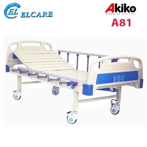 Giường Bệnh Nhân AKIKO A81 - Giường Y Tế 1 Tay Quay New