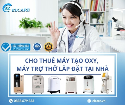 Cho Thuê Máy Tạo Oxy, Máy Trợ Thở Lắp Đặt Tại Nhà