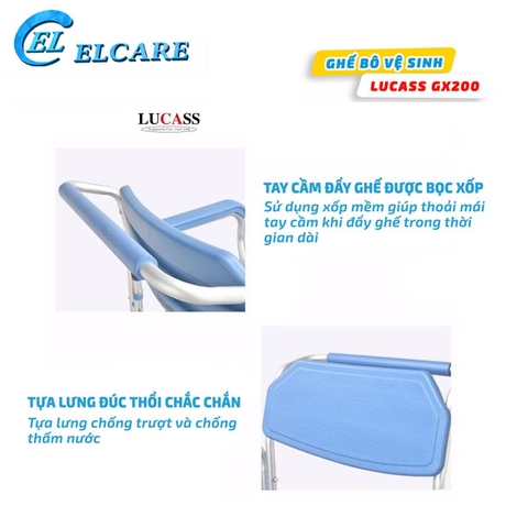 Ghế bô vệ sinh Lucass GX-200