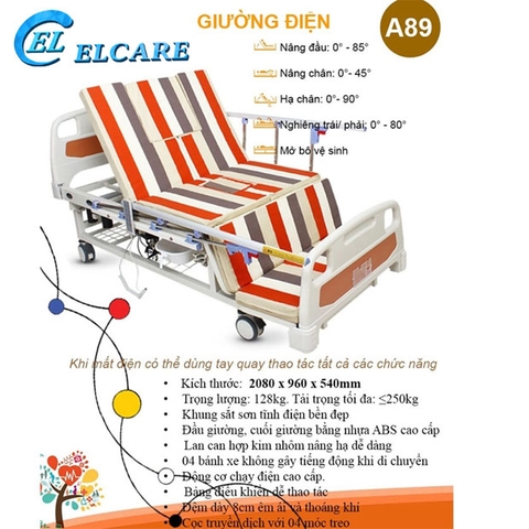 Giường Bệnh Nhân AKIKO A89 Giường Điện Đa Năng New