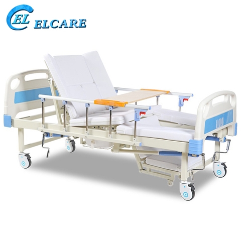 Giường Bệnh Nhân Lucass GB-C31 - Giường Y Tế 4 Tay Quay New