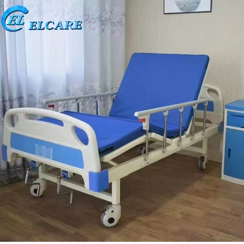 Giường Y Tế 2 Chức Năng ELCARE M02 | Nâng Lưng, Nâng Chân, Tải Trọng 200kg