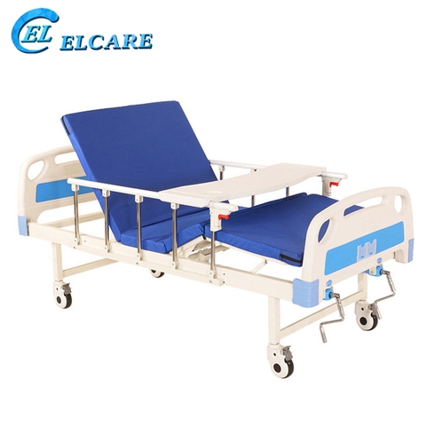 Giường Bệnh Nhân Lucass GB2 - Giường Y Tế 2 tay Quay