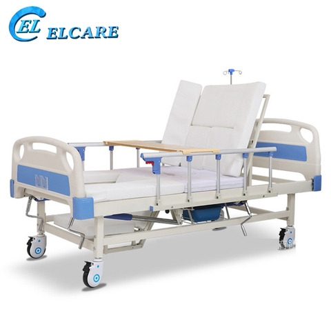 Giường Bệnh Nhân Lucass GB-C31 - Giường Y Tế 4 Tay Quay New