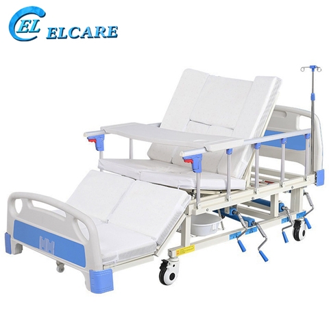 Giường Bệnh Nhân Lucass GB-C41 - Giường Y Tế 4 Tay Quay New