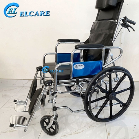 Xe Lăn Đa Năng Lucass X7B Vành Đúc Ngả Nằm Kèm Bô