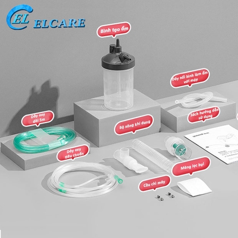 Máy tạo oxy cao cấp Yuwell 9F-5BW siêu êm ái