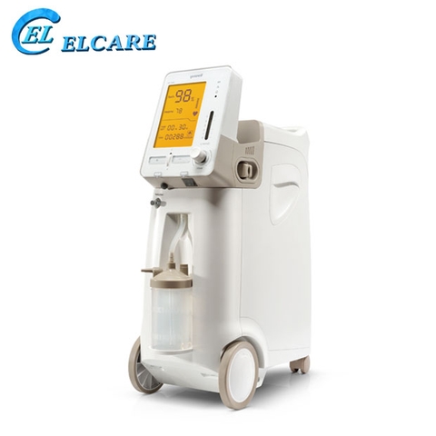 Máy Tạo Oxy Yuwell 9F-5AW 5L/Phút Tích Hợp Đo SPO2 Và Nhịp Tim New