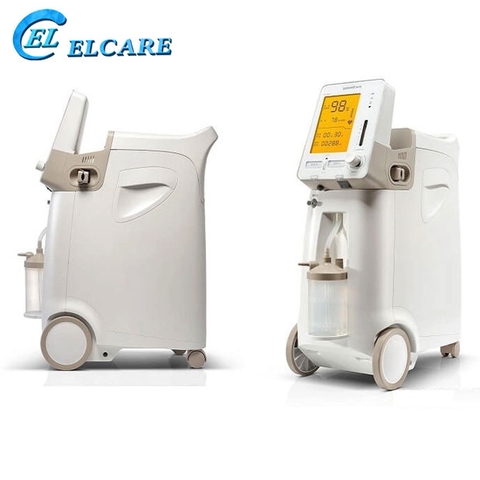 Máy Tạo Oxy Yuwell 9F-5AW 5L/Phút Tích Hợp Đo SPO2 Và Nhịp Tim New