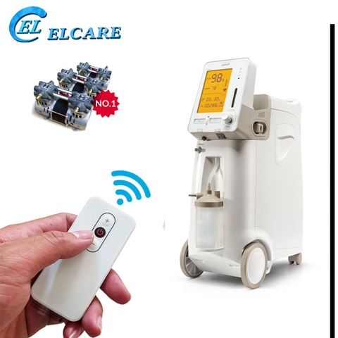 Máy Tạo Oxy Yuwell 9F-5AW 5L/Phút Tích Hợp Đo SPO2 Và Nhịp Tim New