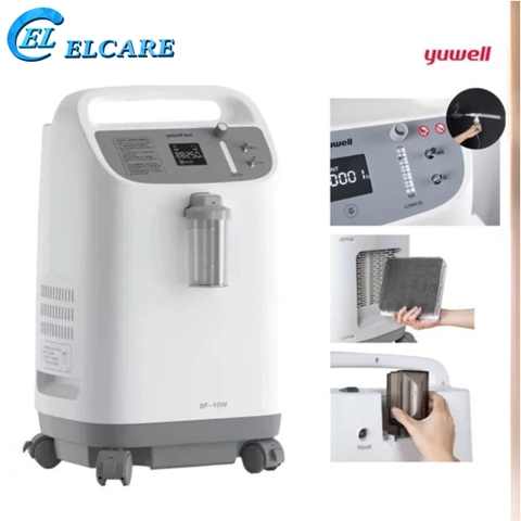 Máy Tạo Oxy Yuwell 8F-10W Công Suất 10 Lít Mẫu Mới 2025 New