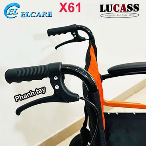 Xe Lăn Lucass X61 Bánh Nhỏ New