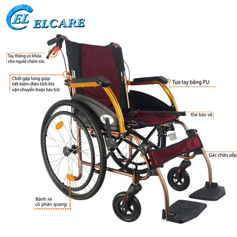 Xe Lăn Siêu Nhẹ Lucass X65