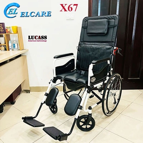 Xe lăn đa năng sắt sơn Lucass X67