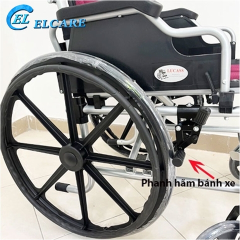 Xe lăn bánh đúc Lucass X90 New