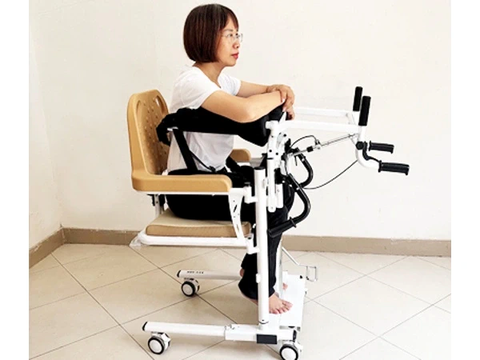 Xe Nâng Hạ Và Di Chuyển Bệnh Nhân Dùng Pittong Thuỷ Lực Lucass D-900