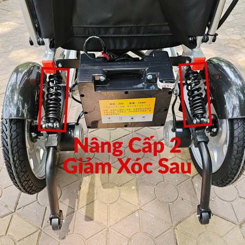 Xe Lăn Điện Hongye W510 – Phiên Bản Đời Mới, Thể Thao, Bền Khoẻ Và Có Điều Khiển Từ Xa