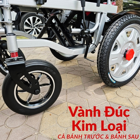 Xe Lăn Điện Hongye W510 – Phiên Bản Đời Mới, Thể Thao, Bền Khoẻ Và Có Điều Khiển Từ Xa