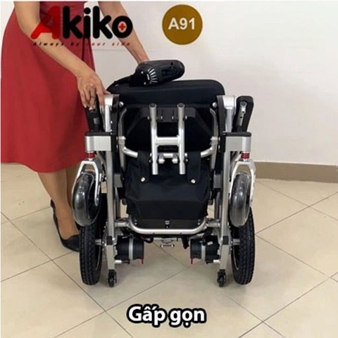 Xe lăn điện siêu nhẹ Akiko A91-New 2024