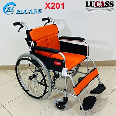 Xe lăn khung hợp kim nhôm Lucass X201 New